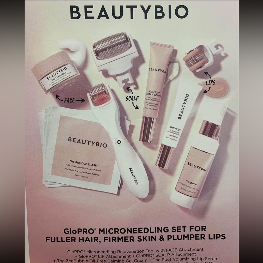 🍂 GLO-PRO MICRO-NEEDLING RED LIGHT SET FOR SCALP NECK FACE BACK OF HANDS